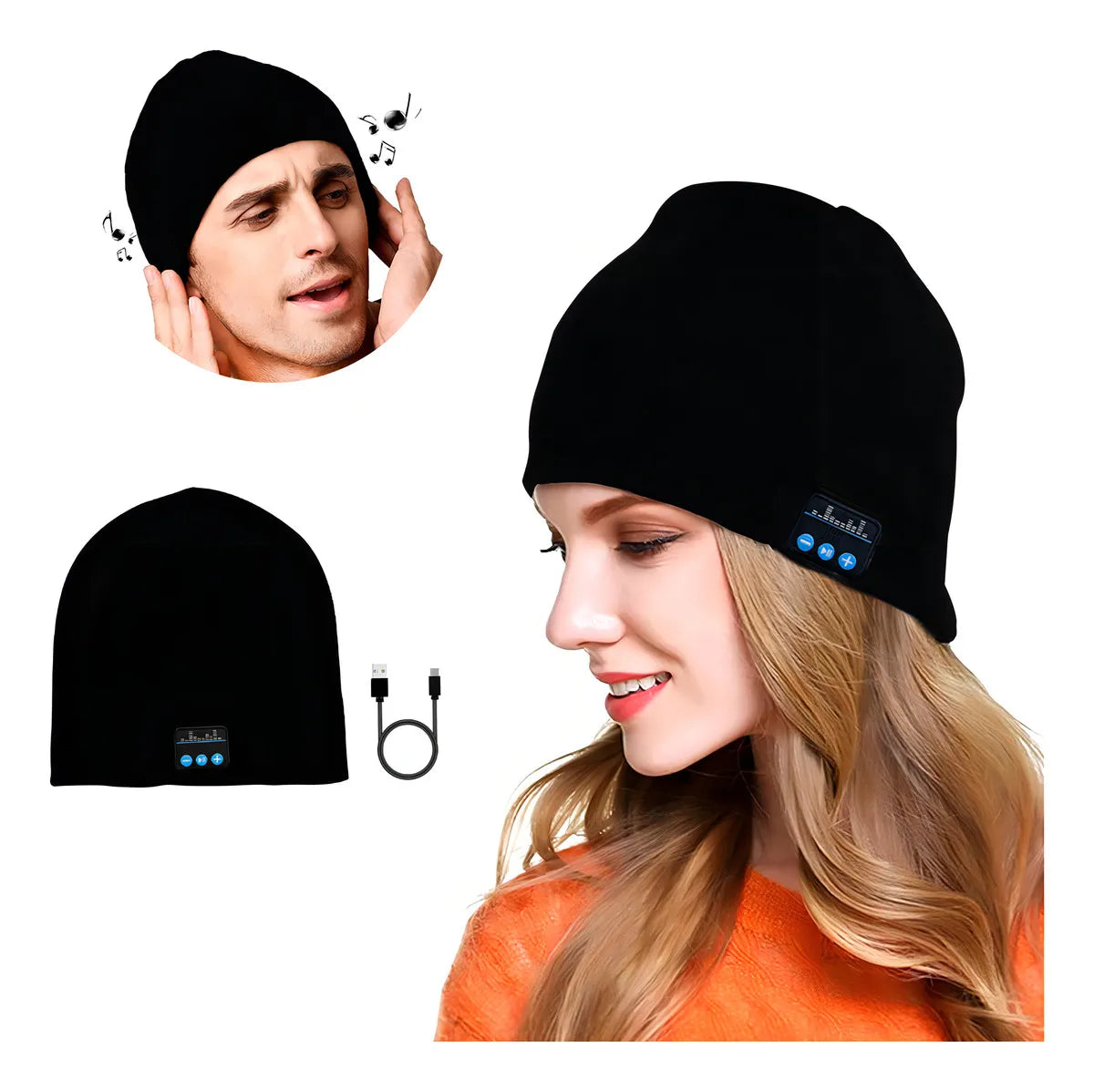 Tu Ritmo, Tu Abrigo (Gorro con Audífonos)